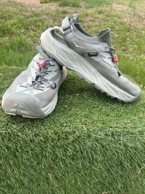 HOKA Men's Hopara 2 Hiking Sandals, Men Size 13, Gray,